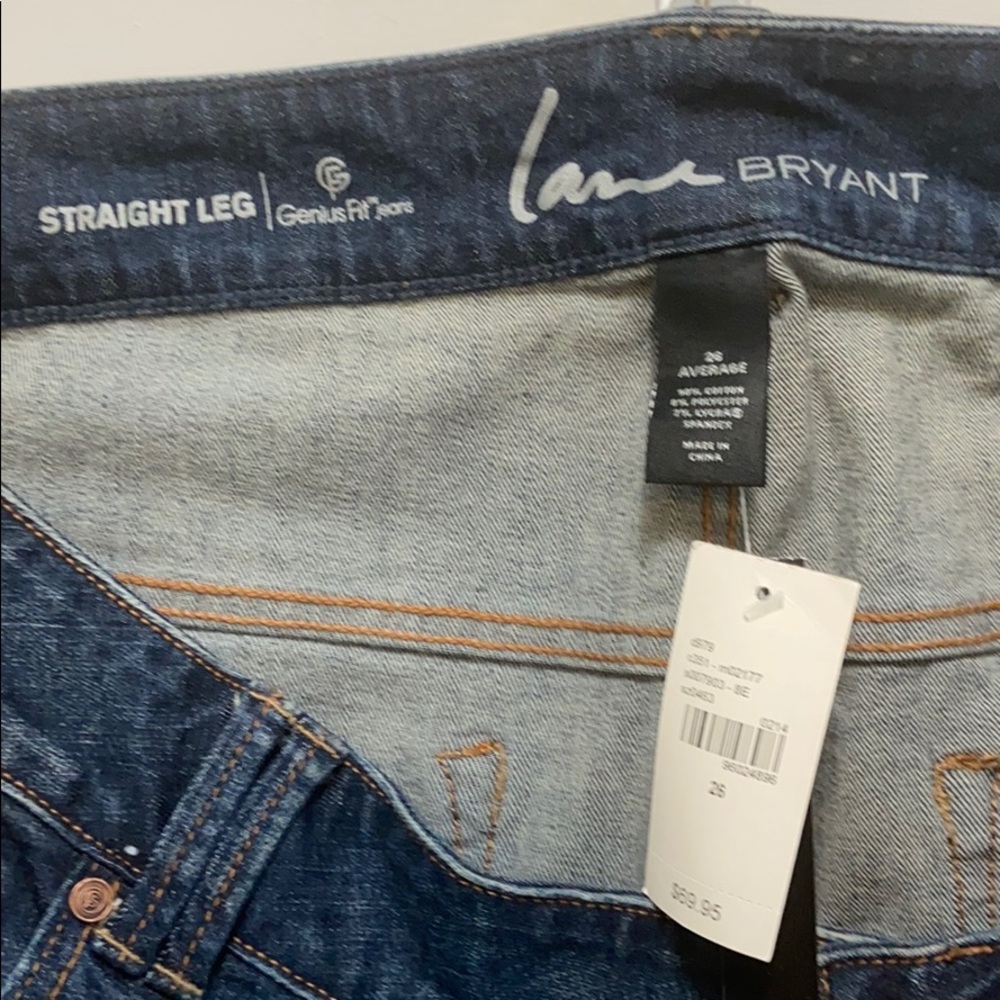 Lane Bryant straight leg average length jeans
